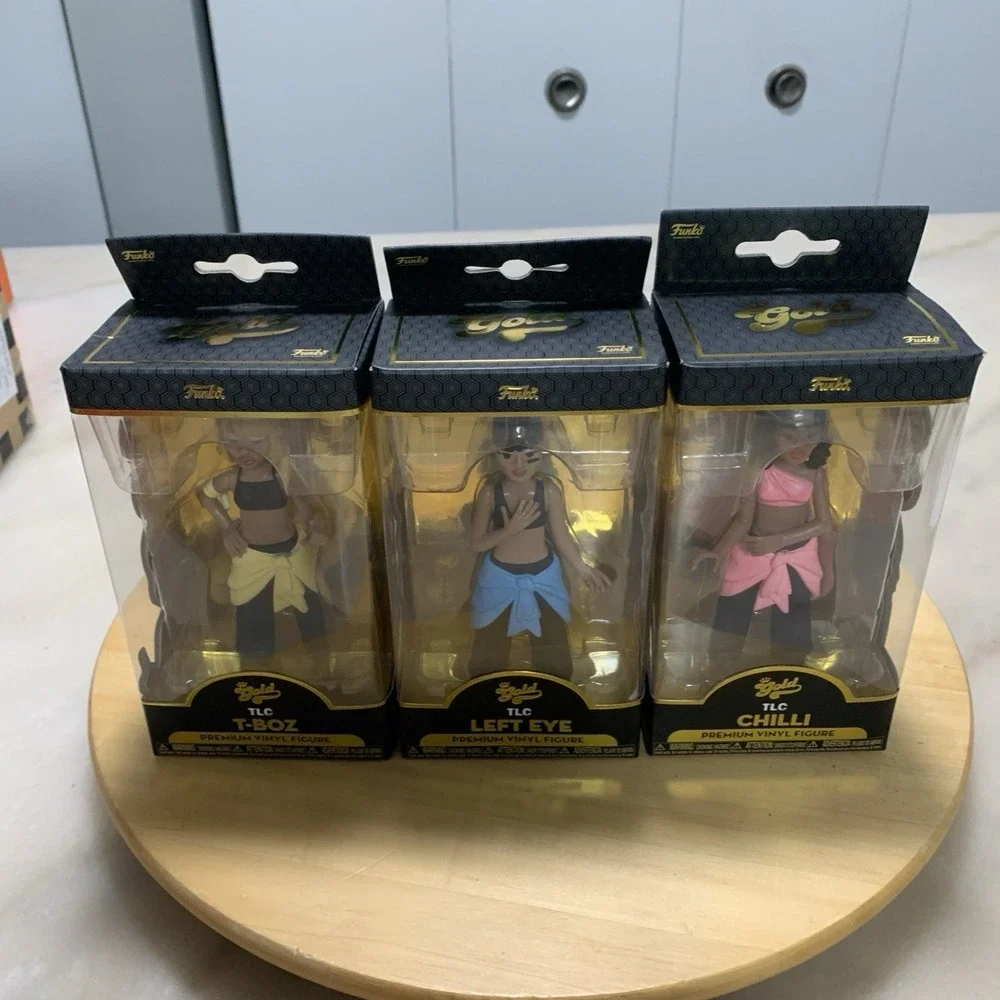 TLC Funko Gold (Waterfalls T-Boz Lisa Lopes Left Eye Chilli) NEW IN BOX